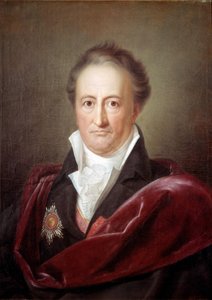 Portrait of Johan Wolfgang Goethe (1749 - 1832), German writer. Painting by Franz Van Kugelgen (1772-1820) بواسطة فرانز جيرهارد فون كويلجن