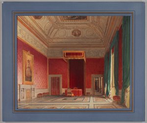 رسم، سالا ديل ثورفالدسن، روما، 1845 بواسطة فرانز هاينريش