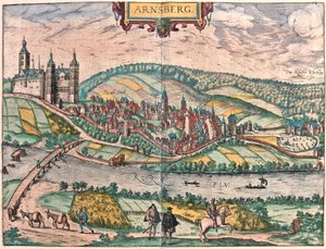 Arnsberg ، ألمانيا (نقش بواسطة فرانز هوجينبرغ