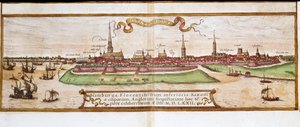 View of Hamburg (engraving بواسطة فرانز هوجينبرغ