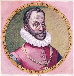 وليام الأول (1533-1584) ، The Silent ، أمير أورانج (نقش الألوان) بواسطة فرانز هوجينبرغ