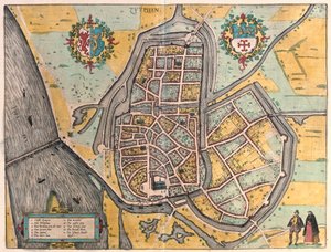Zutphen ، هولندا (نقش بواسطة فرانز هوجينبرغ