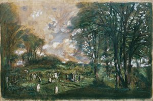 المقبرة اليهودية القديمة في لوبلين بواسطة فرانز هوهنبرغر