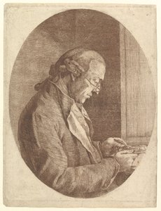 صورة لفنان يرسم صورة مصغرة ، 1799. بواسطة فرانز جاكوب جوزيف إغناتس فون بريدل