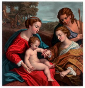 الزواج الصوفي لسانت كاترين ، 1526-1527 1870 بواسطة فرانز كيلرهوفن