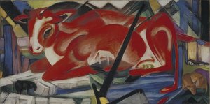 بقرة العالم. 1913 بواسطة فرانز مارك