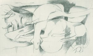 فرانز مارك - كراسة رسم من الميدان - الورقة 04 بواسطة فرانز مارك