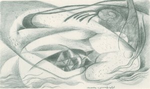 فرانز مارك - كراسة الرسم من الميدان - الورقة 23 بواسطة فرانز مارك