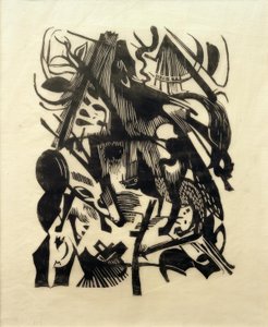 ولادة الذئاب بواسطة فرانز مارك