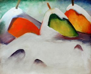 القرفصاء في الثلج بواسطة فرانز مارك