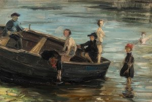 أطفال في القارب. 1903 بواسطة فرانز مارك