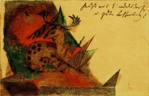 الأيل الكذب بواسطة فرانز مارك