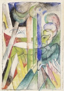 ماعز جبلي؛ برجزيجن ، 1914 بواسطة فرانز مارك
