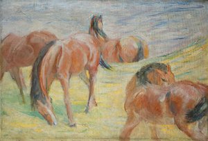 رعي الخيول أنا بواسطة فرانز مارك