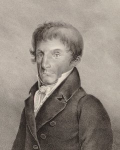 صورة للمؤلف أنطونيو ساليري 1750-1825 ، حوالي 1835. بواسطة فرانز أوهمه