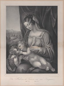 العذراء والطفل مع الرضيع القديس يوحنا المعمدان ، والطفل المسيح الكذب في عام 1836.