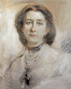 ألمانيا ، صورة كوزيما فرانشيسكا جايتانا واجنر (1837-1930) ، ابنة فرانز ليزت والزوجة الثانية لريتشارد فاجنر