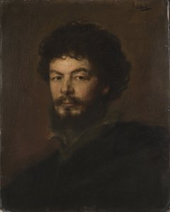 صورة للمهندس والنحات لورينز جدون (1844-1883) ، بقلم لينباخ ، فرانز ، فون (1836-1904). زيت على ورق مقوى. الأبعاد: ٥٩ × ٤٧ سم. المتحف الوطني ستوكهولم بواسطة فرانز سيراف فون لينباخ