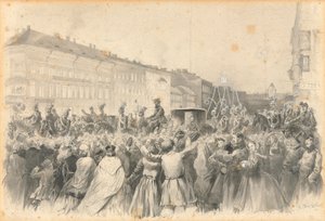 موكب الإسكندر الثاني ، 1862. بواسطة فرانز تيتشل