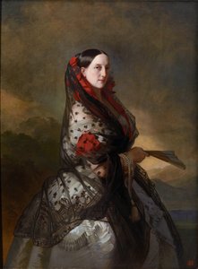 ماري نيكولايفنا دي روسي (1819-1876) - دوقة روسيا الكبرى ماريا نيكولاييفنا (1819-1876) ، دوقة ليختنبرغ بار وينترهالتر ، فرانز كزافييه (1805-1873). زيت على قماش ، حوالي 1856-1857 ، متحف الدولة أ.راديشيف للفنون ، ساراتوف بواسطة فرانز كزافييه وينترهالتر