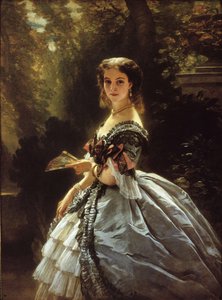 صورة الكونتيسة إليزابيث إسبروفنا تروبيتسكايا ، ني بيلوسيلسكايا بيلوزرسكايا 1834-1907 ، 18 بواسطة فرانز كزافييه وينترهالتر