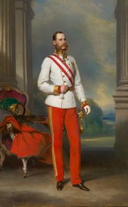 صورة فرانز جوزيف الأول من النمسا ، 1865. بواسطة فرانز كزافييه وينترهالتر