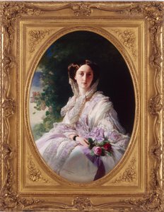صورة لدوقة Grand Duchess Olga Nikolaevna من روسيا 1822-1892 ، ملكة Württemberg ، 1856 بواسطة فرانز كزافييه وينترهالتر