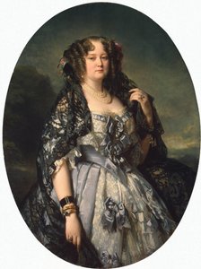 صورة الأميرة صوفيا رادزيويل ، 1864 بواسطة فرانز كزافييه وينترهالتر