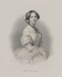 صورة لمغنية الأوبرا Henriette Sontag 1806-1854 ، ج. 1850. بواسطة فرانز كزافييه وينترهالتر