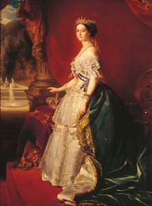 The Empress Eugenie, c.1852 (oil on canvas) بواسطة فرانز كزافييه وينترهالتر