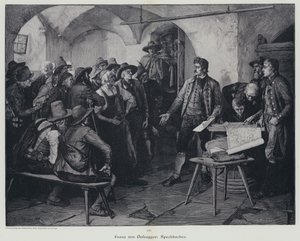 جوزيف شبيكباخر ، زعيم تمرد تيرول ضد حكم نابليون الأول (نقش) بواسطة فرانز فون (بعد) Defregger