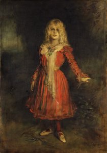 ماريون لينباخ 1892-1947 ، ابنة الفنانين ، 1900. بواسطة فرانز فون لينباخ