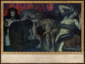 الجحيم. 1908 بواسطة فرانز فون ستاك