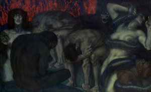 الجحيم ، 1908. بواسطة فرانز فون ستاك