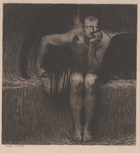 لوسيفر ، 1890 (حفر) بواسطة فرانز فون ستاك
