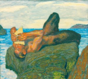 Syrinx تهب faun في البحر بواسطة فرانز فون ستاك