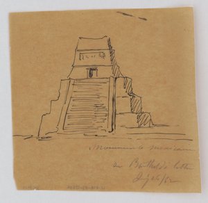 رسم الارتفاع لقاعدة التمثال لتمثال الحرية ، نيويورك ، 1882 بواسطة فريدريك أوغست بارتولدي