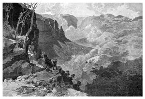 Govetts Leap ، بلو ماونتينز ، نيو ساوث ويلز ، أستراليا ، 1886.