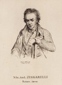 صورة للملحن نيكولا أنطونيو زينغاريلي 1752-1837.