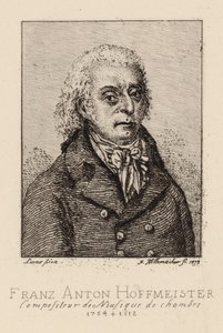 صورة الملحن فرانز أنتون هوفمايستر 1754-1812.