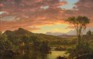منزل ريفي بواسطة Frederic Edwin Church