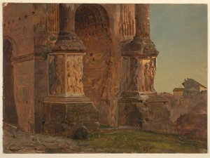 رسم، قوس سيبتيموس سيفيروس، روما، فبراير 1869 بواسطة كنيسة فريدريك إدوين