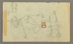 رسم، صبي بعمامة، ربما عام 1868 بواسطة كنيسة فريدريك إدوين