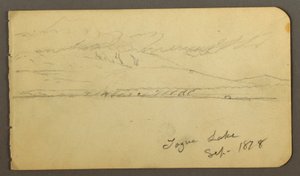 رسم، جبل كاتاهدين المغطى بالغيوم، 1878 بواسطة كنيسة فريدريك إدوين