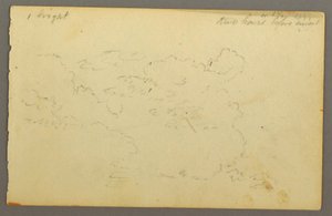 رسم، دراسة السحب، 1844 بواسطة كنيسة فريدريك إدوين