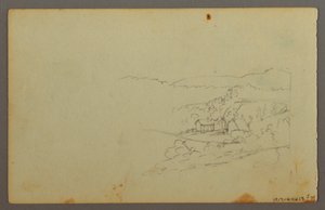 رسم، دراسة سحابة، ربما عام 1844 بواسطة كنيسة فريدريك إدوين