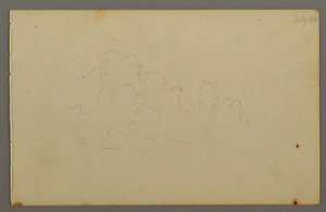 رسم، غيوم، 1844 بواسطة كنيسة فريدريك إدوين