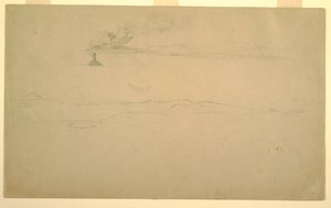 رسم، كوتوباكسي من غوابولو، الإكوادور، 24 يونيو 1857 بواسطة كنيسة فريدريك إدوين