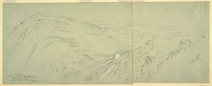 رسم، منظر بعيد لدمشق، سوريا، 7 مايو، 1868 بواسطة كنيسة فريدريك إدوين