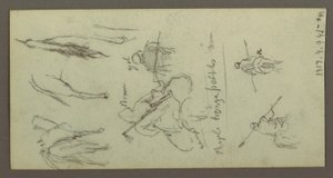 رسم، كومة من الحجارة والسهل والجبال، صن، 19 فبراير 1868 بواسطة كنيسة فريدريك إدوين